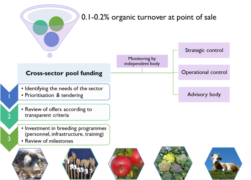 Schematic representation of cross sector pool funding Schematic representation of cross sector pool funding